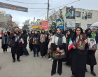 حضور پرشور مدیریت و کارکنان شبکه بهداشت و درمان و بیمارستان حضرت ولیعصر (عج) در راهپیمایی روز قدس