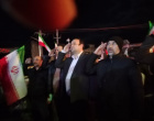 حضور دکتر مهری مدیر شبکه بهداشت و درمان مشگین شهر بهمراه جمعی از کارکنان در تجمع محکومیت جنایات آمریکایی–صهیونیستی