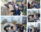 برگزاری ایستگاه سلامت به مناسبت گرامیداشت دهه کرامت در محل برگزاری نماز جمعه مشگین شهر و شهر لاهرود
